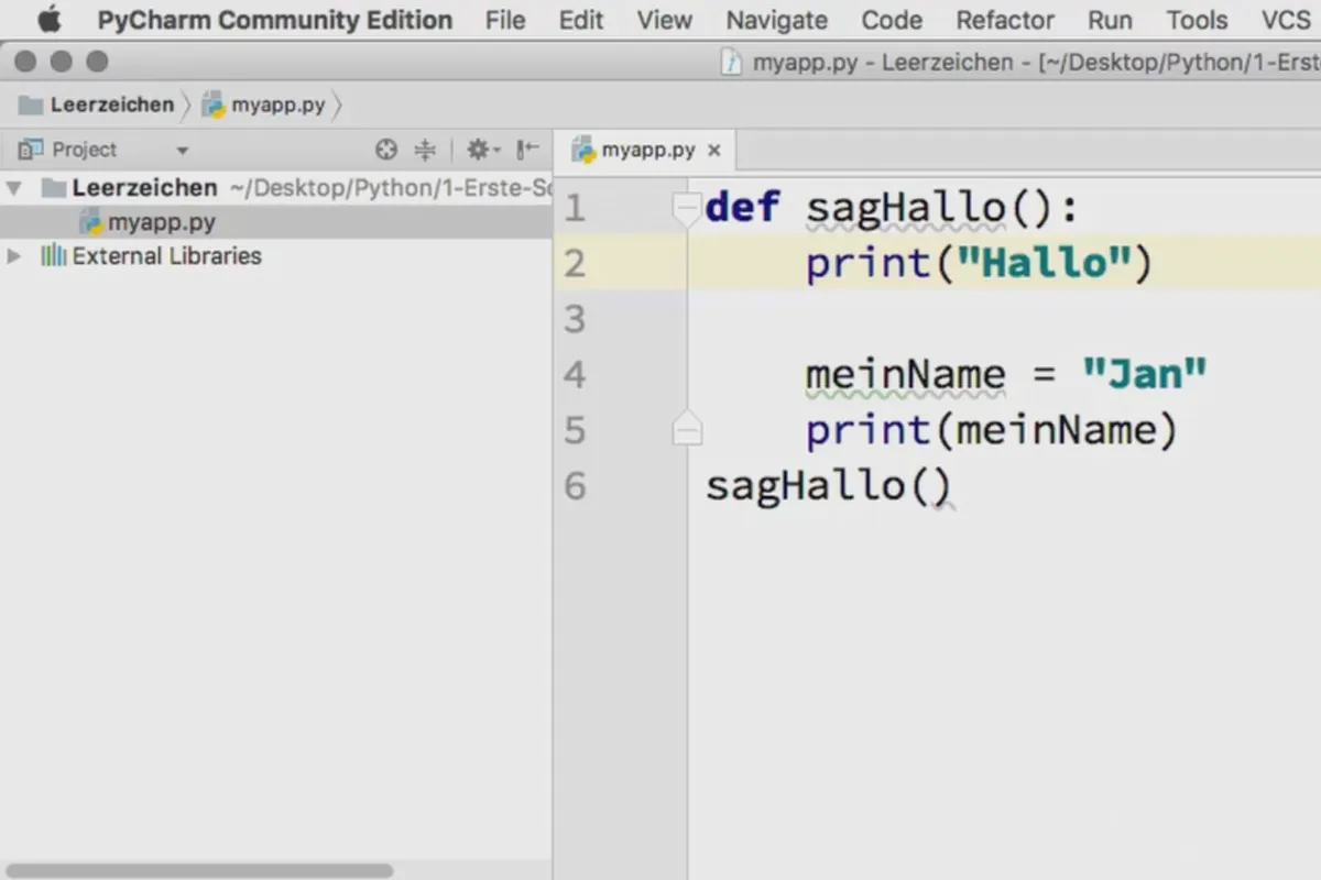 Mempograman dengan Python - 1.6 Semuanya tentang spasi.