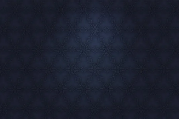 Dunkelblauer Hintergrund: feinste Ornamentik zum Download – Version 1