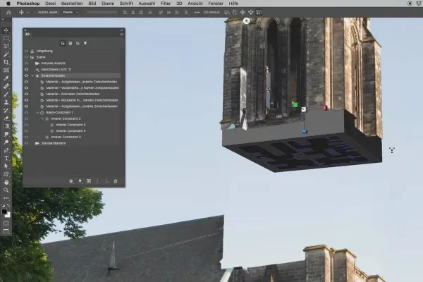 포토샵 3D 튜토리얼 "Take-off": 06 | Extrusion