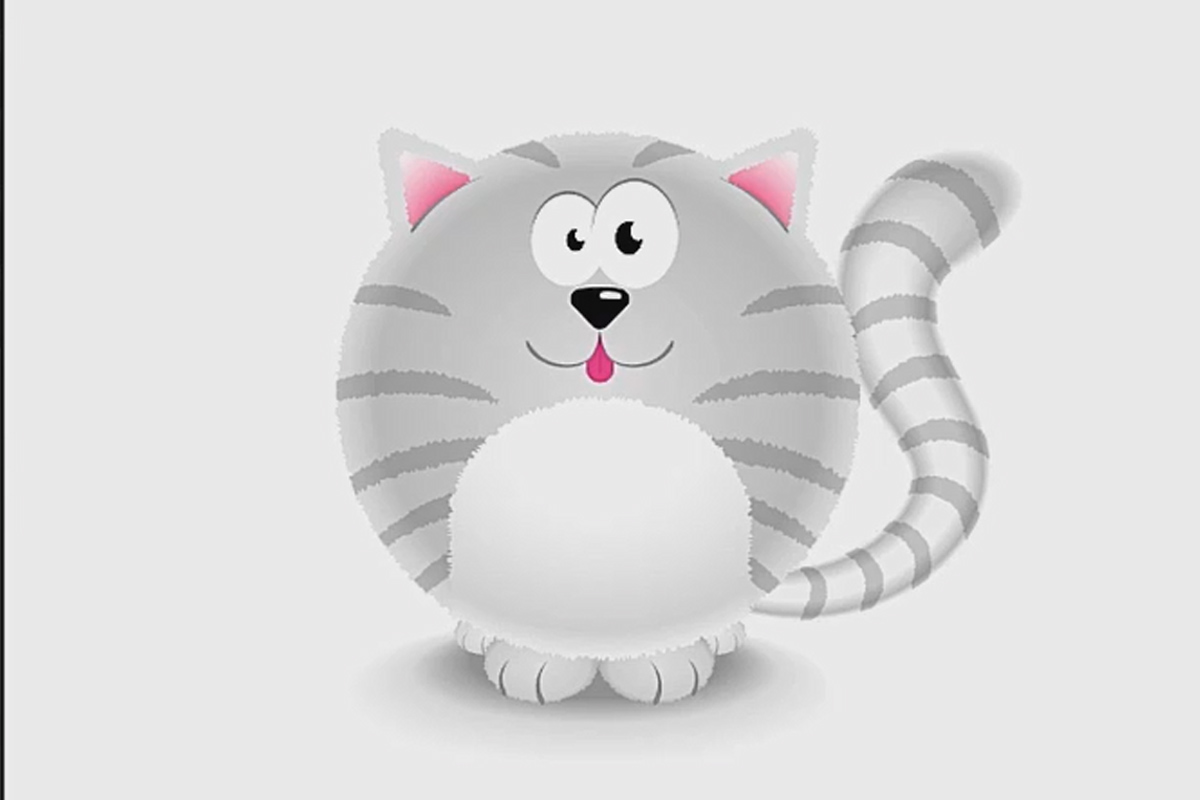 Creación de un gato en Illustrator - Parte 1