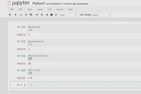 Python-Programmierung für Einsteiger – 06 Mathematische Operatoren in Python