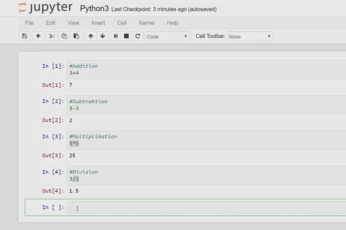 Python-Programmierung für Einsteiger – 06 Mathematische Operatoren in Python