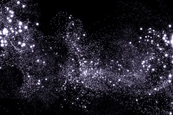 Sparkling overlays: Glowing point clouds