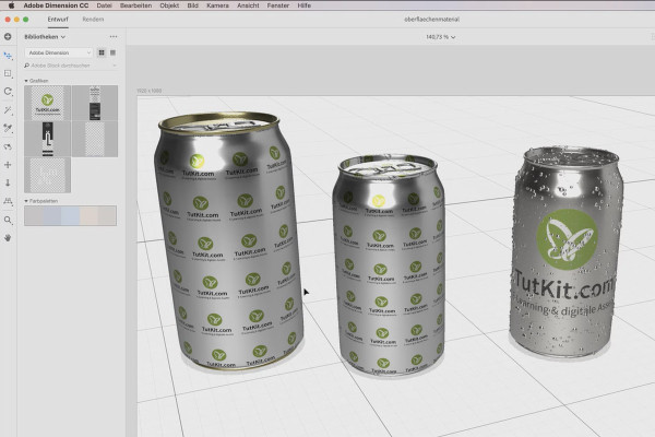 Guida di Adobe Dimension CC: 06 | Progettare modelli e applicare materiali superficiali
