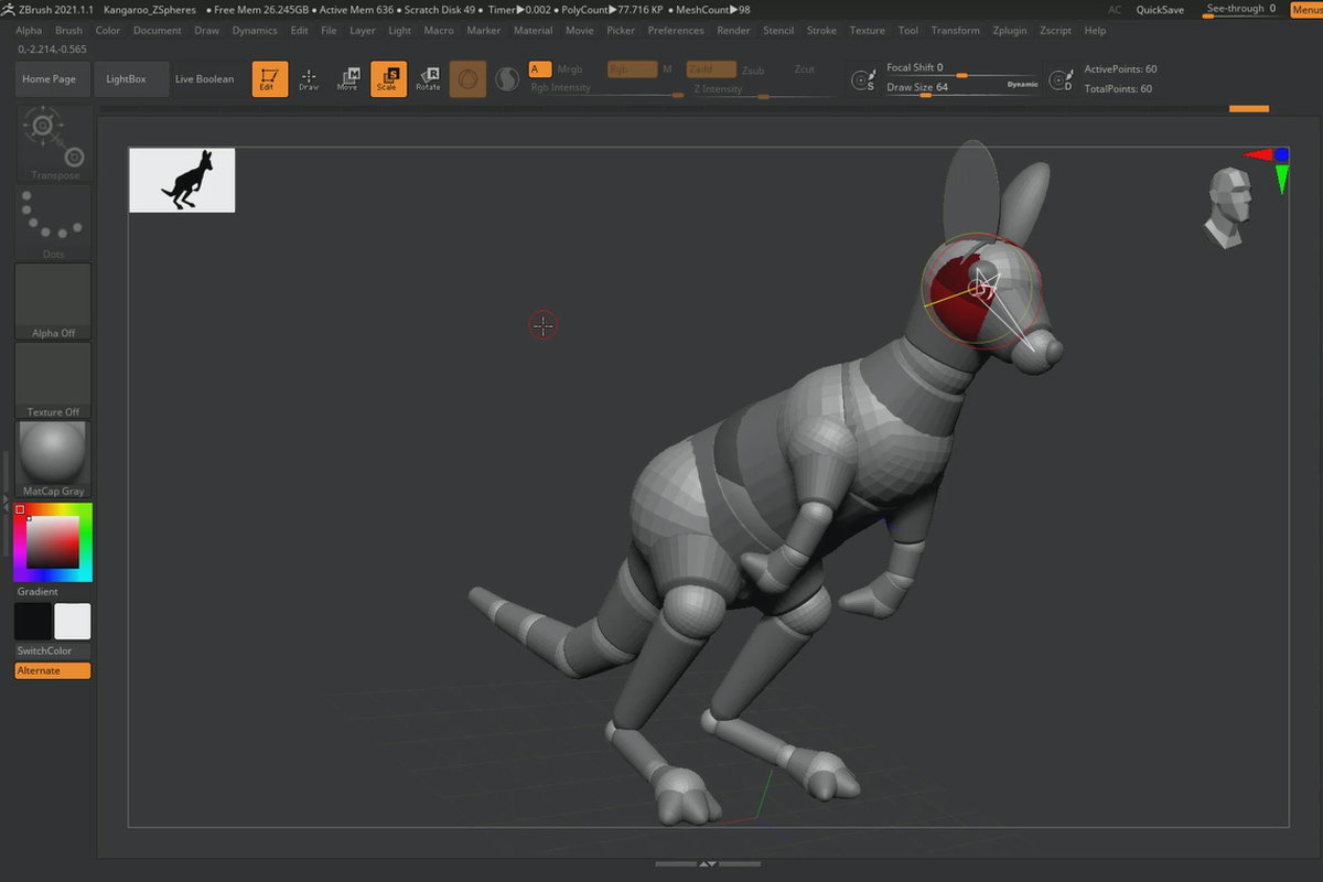 ZBrush 2020 - Video-koulutus päivityksistä: 6 | ZeeZoo