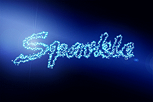 Skapa glittertext