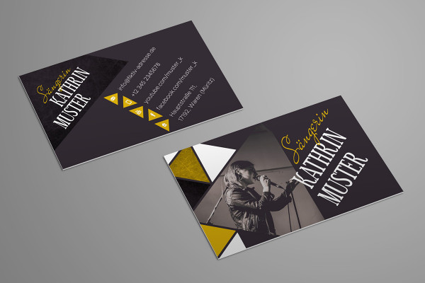 Designmaler for musikere og band – Vol. 2: Visittkort