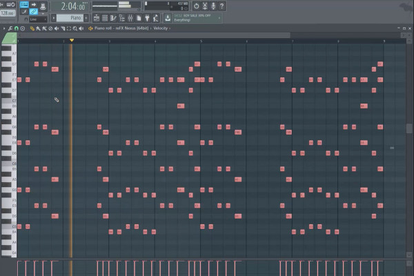 Produzione musicale digitale con FL Studio – 2.3 Piano Roll
