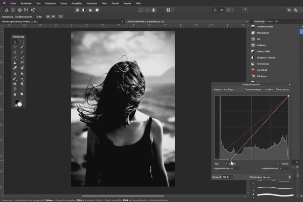 Mejorar fotos en Affinity Photo: 06 | Optimizar contraste