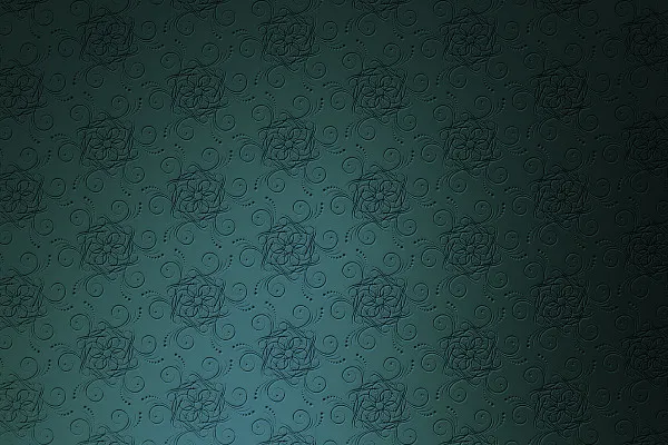 Turquoise wallpapers with the finest ornamentation - Version 1