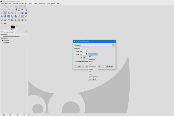 Elaborazione dell'immagine con GIMP: il tutorial per principianti - Creare e configurare il documento GIMP - 6