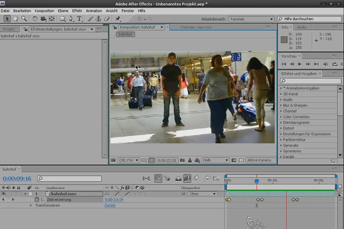 After Effects Basics: Time Distortion