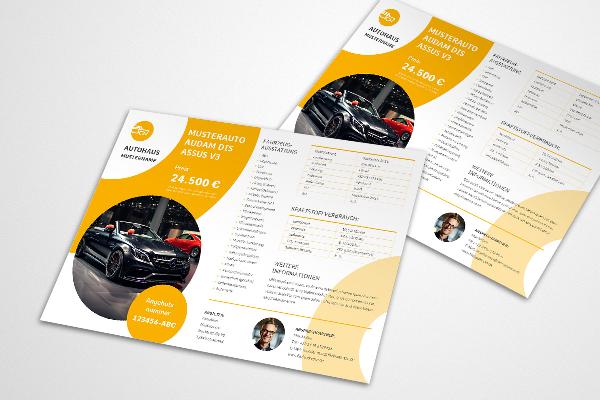 Designmaler for bilpamfletter - versjon 6