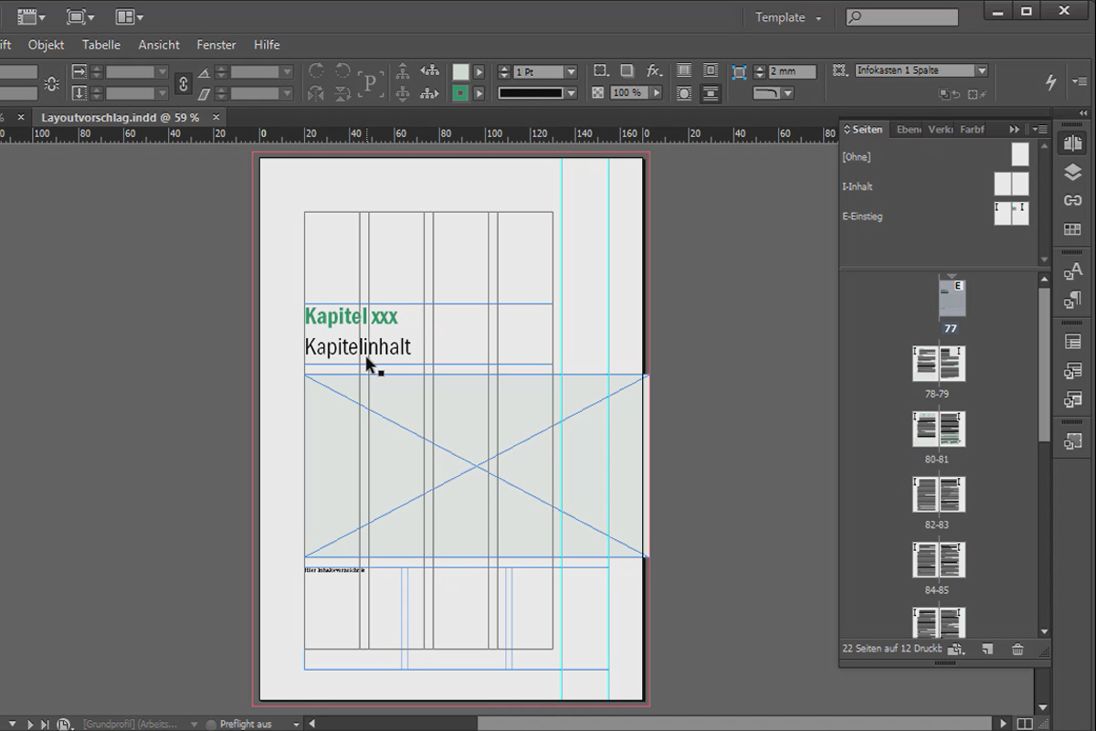 Grandes proyectos en Adobe InDesign - 2.05 - Crear otra página maestra basada en la existente