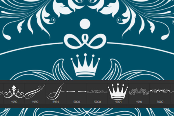 The large brush package - decorated lines, frames and ornaments 1
