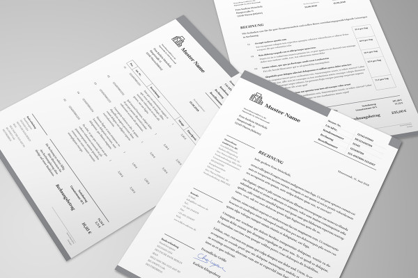 Plantillas de facturas para empresas, comercio y servicios - Vol. 2 - Plantilla 5