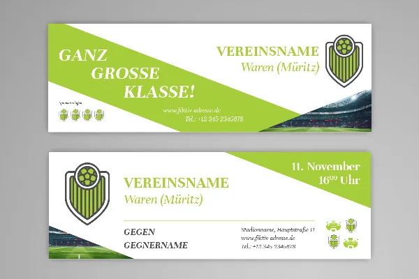 Ontwerpsjablonen voor jullie sportvereniging - Vol. 5: Banner voor reclameborden