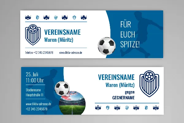 Design-Vorlagen für euren Sportverein – Vol. 3: Banner für Bandenwerbung