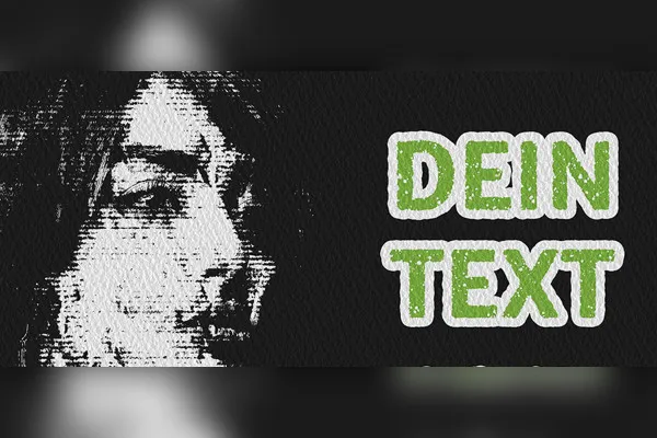 Fotoğraflar için Photoshop efekti: Şeritlerle Grunge görünüm.