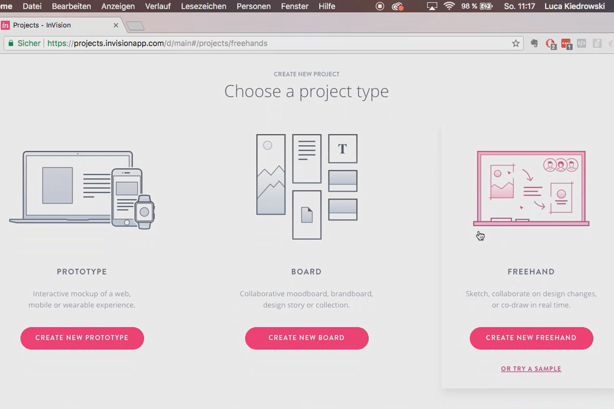 Sketch: 1.7 InVision