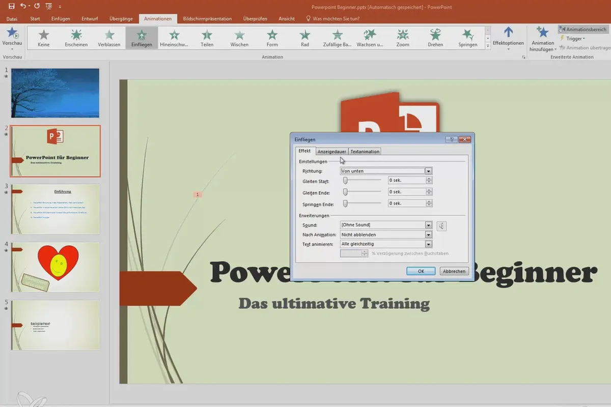 Melhor no PowerPoint: Torne-se um herói da apresentação - 07 animações para aparecer por caractere e por palavra