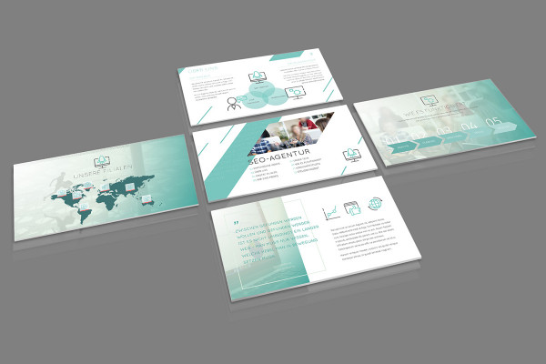 Presentation template for PowerPoint: Layouts for convincing slides - Version 6
