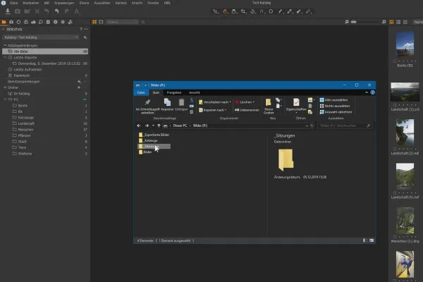 Capture One Pro-Tutorial: 2.1 | Kataloge und Sitzungen