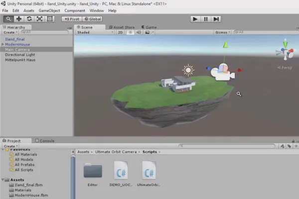360° 아키텍처 뷰를 Unity 및 Cinema 4D로 만들어라 - 07 카메라 기능 추?