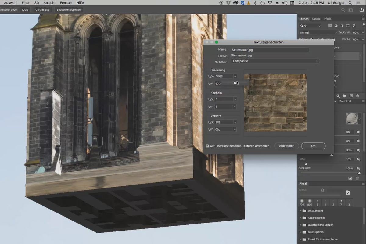 Tutorial de Photoshop 3D "Despegue": 07 | Texturizado