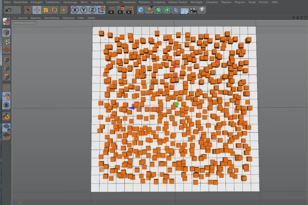 Cinema 4D MoGraph for beginners - 2.3 Effectors: Displacement