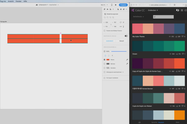 Adobe XD-tutorial: 07 | Hantering av färger