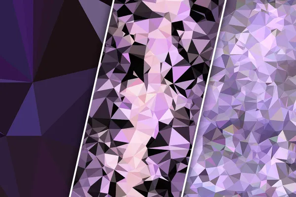 Polygonal textures and backgrounds - Version 6: purple