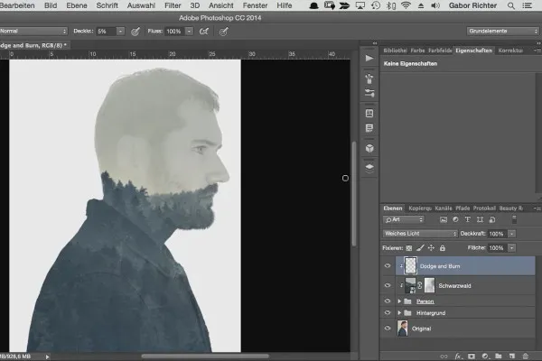 MIN PASSION - Kreativt karaktermaleri i Photoshop - 07: Dodge and Burn