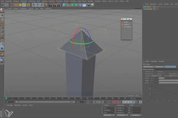 Cinema 4D 입문자를 위한 - 3D 실습: 1.7 이동/회전/크기 조정