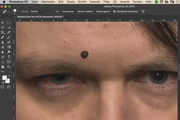 Fúze - Morfingový postup v programu Photoshop - 07 Retuše
