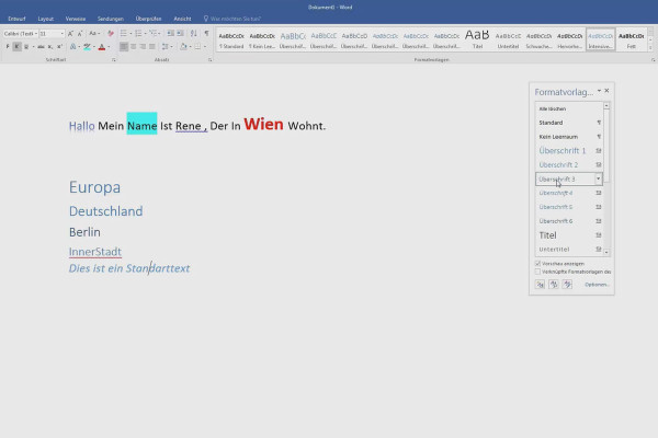 Diventa un eroe dei documenti in Word: 07 Caratteri: formattazioni, tipi di carattere, stili di formattazione.