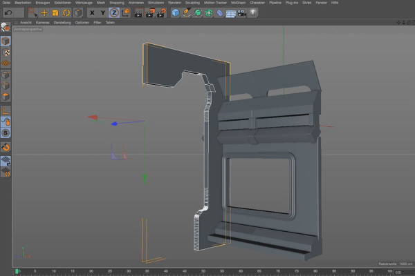 Prácticas en Cinema 4D - Modelado e iluminación de una estación espacial: 07 Divisor de funciones