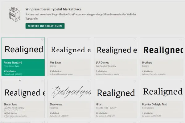 What's new in the Creative Cloud: InDesign CC 2017 (November 2016) - Typekit Marketplace
