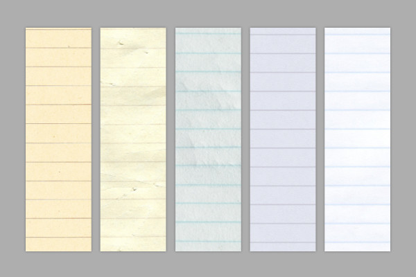 Strutture di carta come pattern per Photoshop: a righe