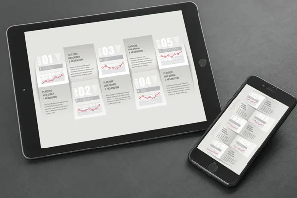 Timeline templates: Create modern timelines - Version 7