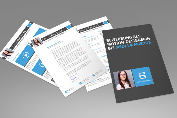 Motion Designer" application template for InDesign, Microsoft Word and CorelDRAW