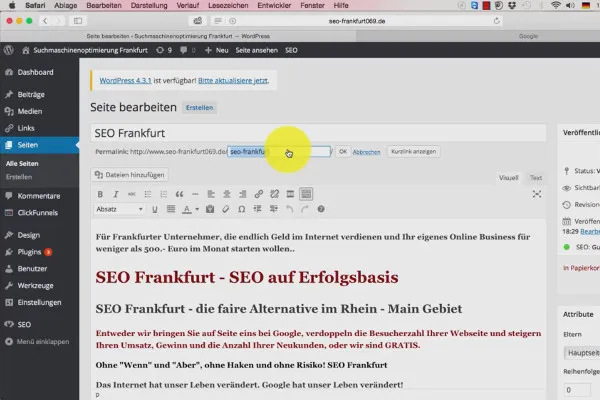 Mit Suchmaschinenoptimierung nach oben – SEO für Aufsteiger – 2.2 Die richtige Unterseiten-URL