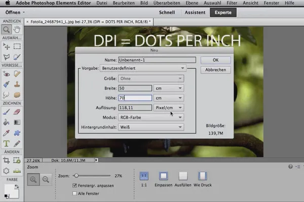 Digital bildebehandling for Airbrush-kunstnere: Grunnleggende - Dokumentstørrelse, skalering og DPI
