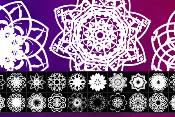 Formes Photoshop : Ornements vintage 1
