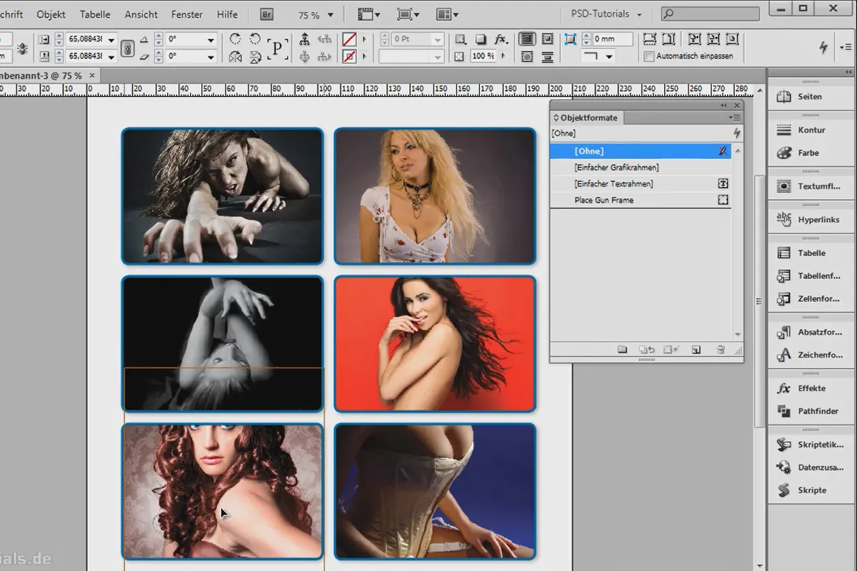 Tipps & Tricks zu Adobe InDesign: Bilder sofort mit einem Objektformat platzieren - Geheimtrick