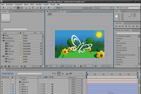 Conceptos básicos de After Effects: El espacio 3D en After Effects