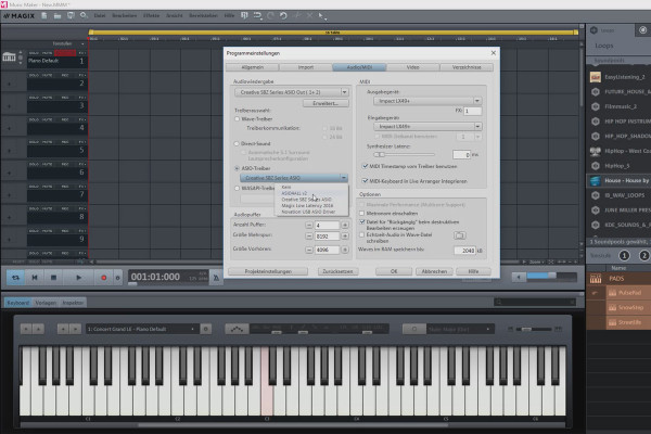 Magix Music Maker ile kendi müziğinizi oluşturun: 07 | Programdaki seçenekler ve ayarlar (4/5)