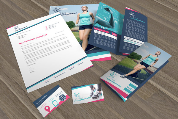 Corporate Design: Briefpapier, Visitenkarten, Flyer – Version 7
