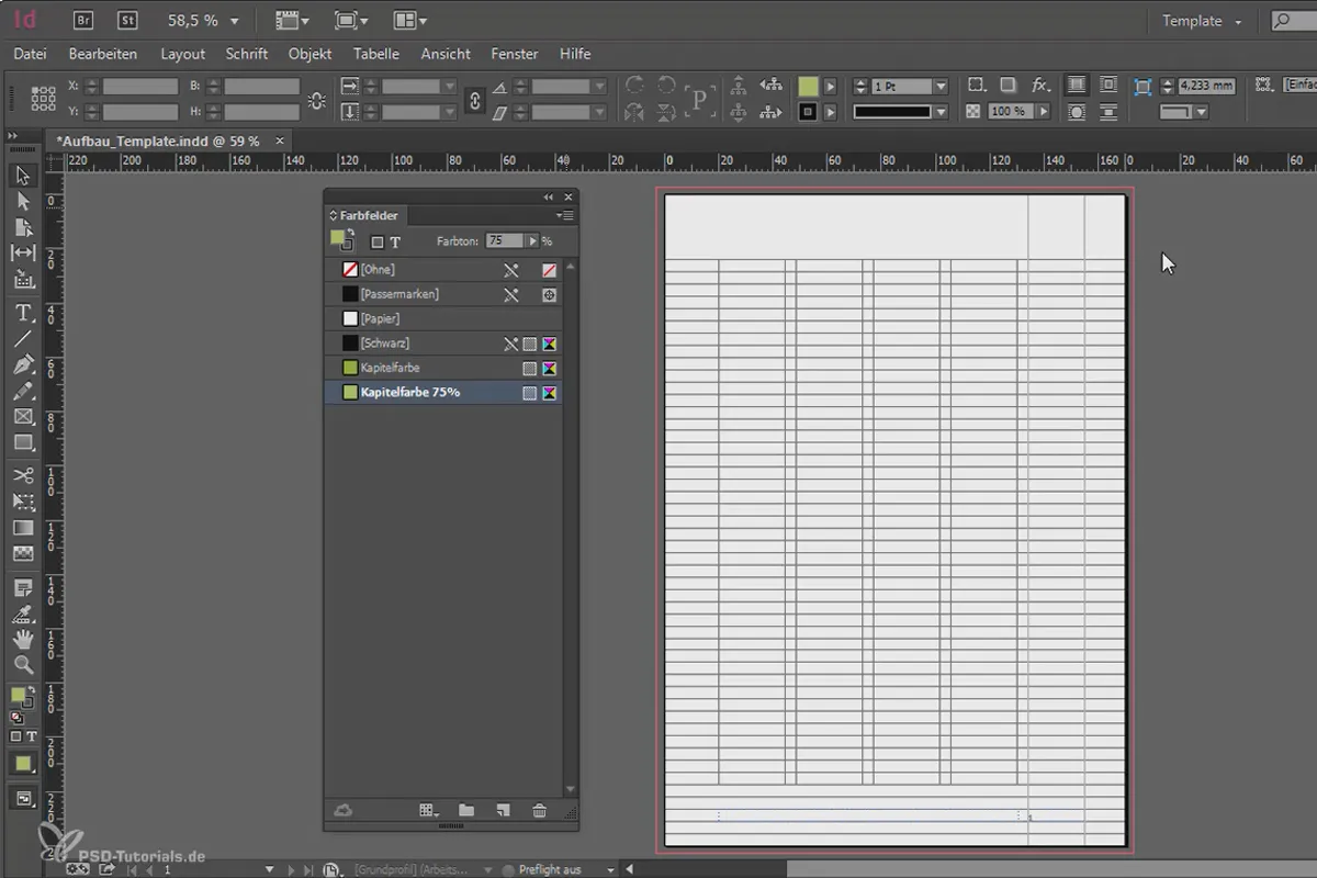 Großprojekte in Adobe InDesign - 2.06 - Farbfelder erstellen