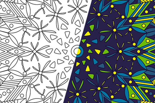 Formas fascinantes: plantillas de mandalas vectoriales - Versión 07